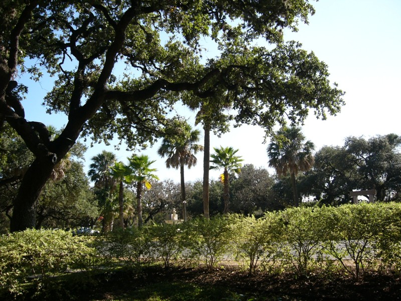 sunken garden view of fountain.JPG